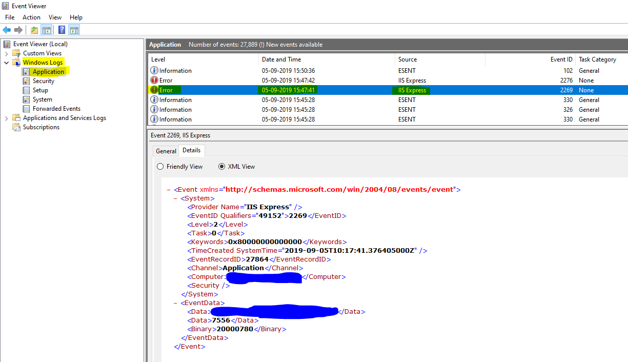 Fixing Visual Studio 2017 unable to connect to Web Server 'IIS Express'